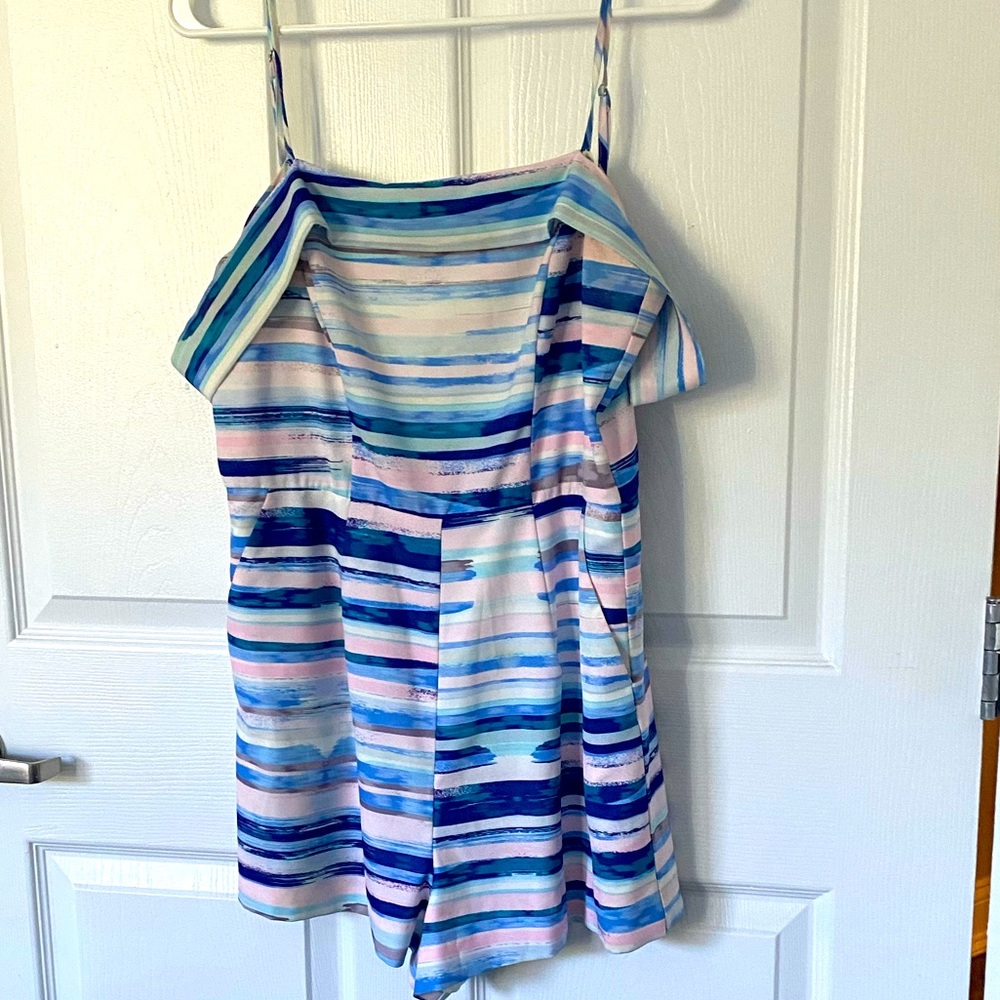 Striped romper